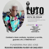 Nota de pesar: Maria Miranda de Matos