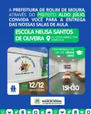 Rolim: Inauguração da ampliação da Escola Neusa Santos de Oliveira será na...