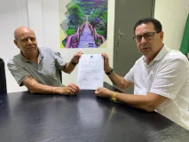 Prefeito Aldo Júlio autoriza construção de campo society em Nova Estrela com...