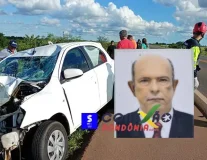 Homem de 62 anos perde a vida em grave acidente na BR-364 em Pimenta Bueno