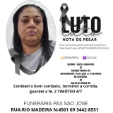 Nota de pesar: Luzinette Pereira de Souza