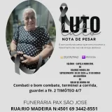 Nota de pesar: Iraci de Araújo Barbosa 