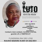 Nota de pesar: Maria do Socorro Souza