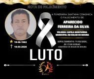 Nota de pesar do pioneiro: Aparecido Ferreira da Silva 