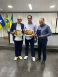 Prefeito Aldo Júlio é homenageado durante entrega do Troféu Fenacom em Rolim...