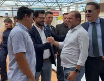 Cirone Deiró acompanha obras da nova rodoviária de Cacoal