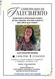 Nota de Falecimento - Elza Nogueira Bezerra