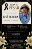 Nota de Pesar: José Pereira 