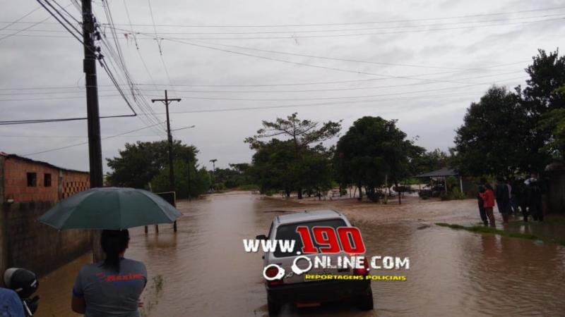 Foto 3 da matéria: Alta Floresta amanhece alagada