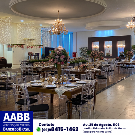 Foto 7 da matéria: DECORAÇÃO DE CASAMENTO NA AABB