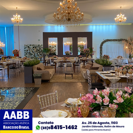Foto 21 da matéria: DECORAÇÃO DE CASAMENTO NA AABB