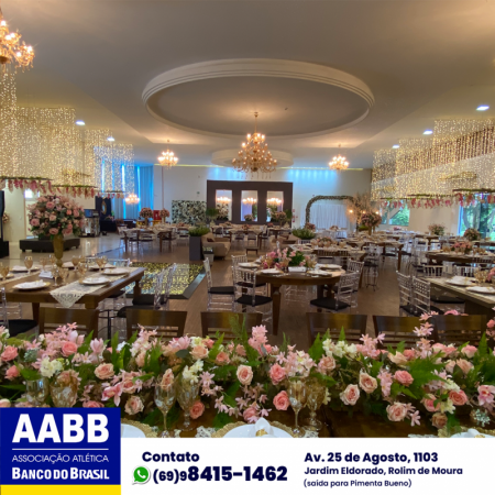 Foto 10 da matéria: DECORAÇÃO DE CASAMENTO NA AABB