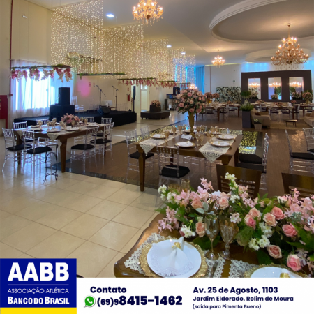 Foto 8 da matéria: DECORAÇÃO DE CASAMENTO NA AABB