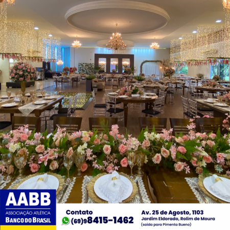 Foto 9 da matéria: DECORAÇÃO DE CASAMENTO NA AABB
