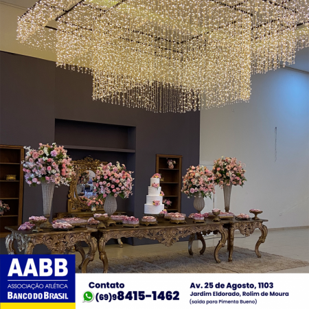 Foto 17 da matéria: DECORAÇÃO DE CASAMENTO NA AABB