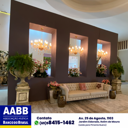 Foto 5 da matéria: DECORAÇÃO DE CASAMENTO NA AABB