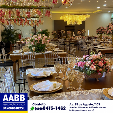 Foto 24 da matéria: DECORAÇÃO DE CASAMENTO NA AABB