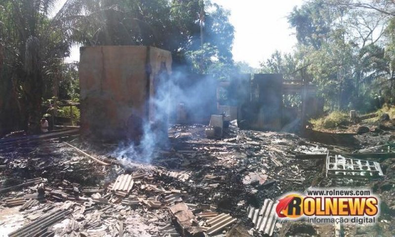 Caseiro é acusado de incendiar residência na zona rural de Cacoal