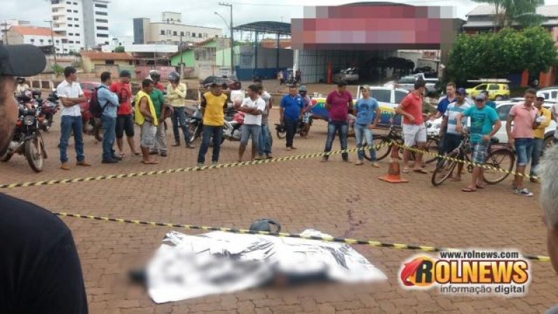 Homem é morto a tiros no Centro de Rolim de Moura