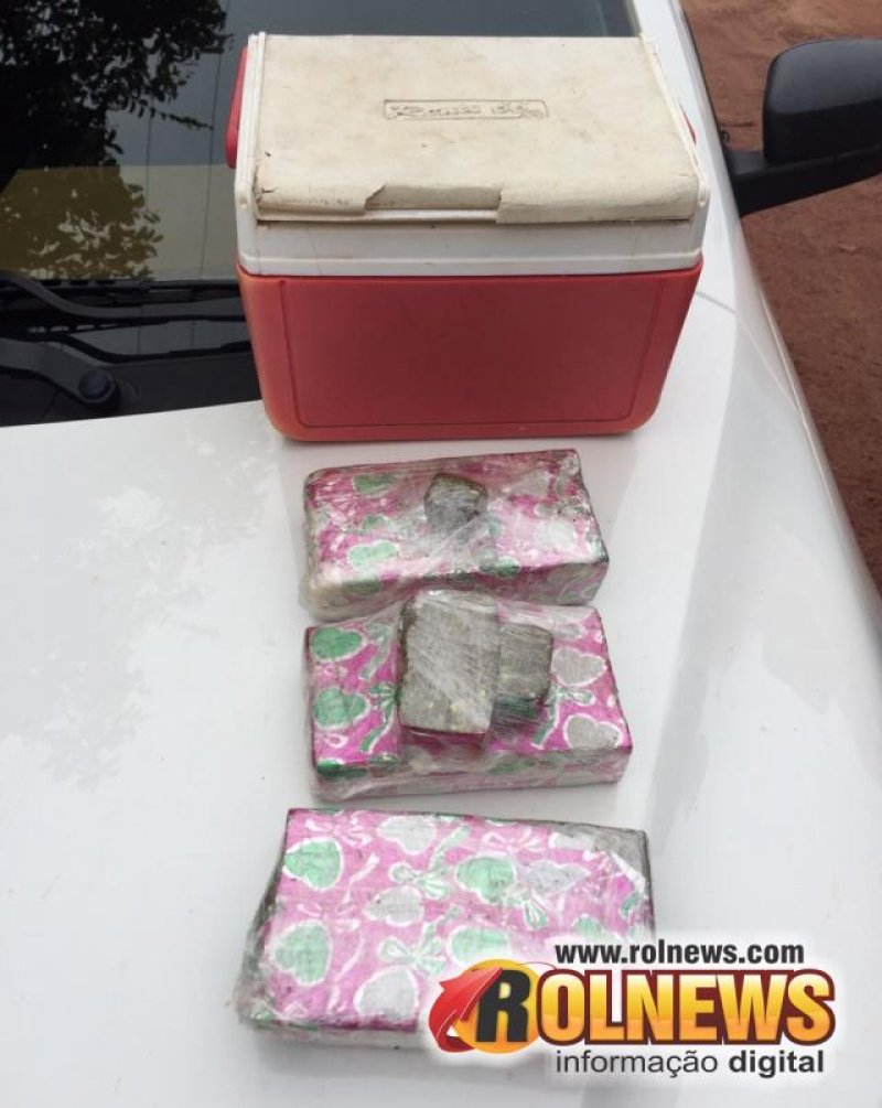 PM apreende quase 2 kg de maconha no Jardim Bandeirantes em Cacoal