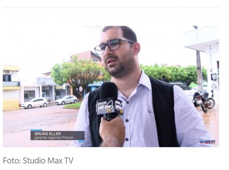 Crédito da Foto- Studio Max. A notificação foi feita pelo gerente regional do Procon.