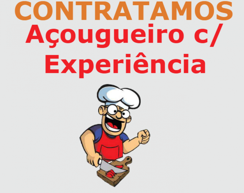 Vaga de emprego para açougueiro em Rolim de Moura