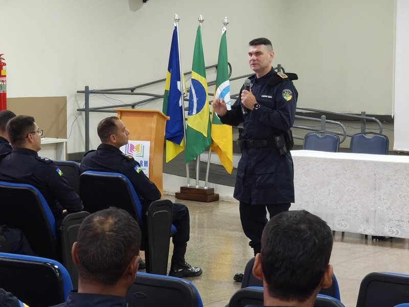 Comandante Geral da Polícia Militar visita 10º Batalhão em Rolim de Moura