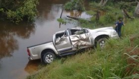 Colunista Tergon sofre acidente na BR-429 em São Francisco do Guaporé