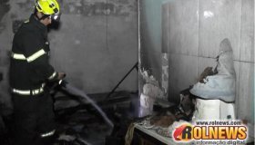 Bombeiros de Rolim combatem incêndio em dois apartamentos