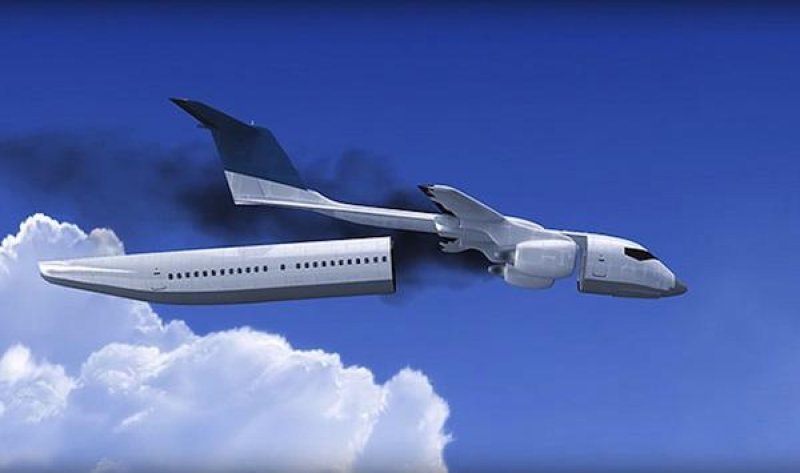 Engenheiro cria cabine de avião desacoplável que promete salvar passageiros em caso de acidente