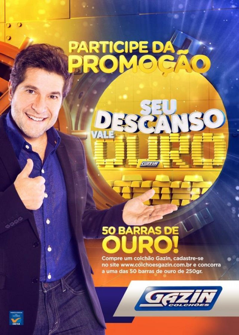 Grupo Gazin:Empresa comemora 50 anos com premiação de 100 barras de ouro somando R$3,2 milhões