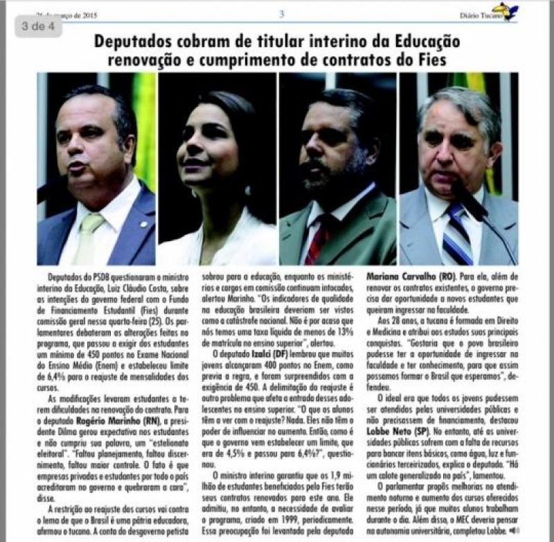 Mariana Carvalho esteve entre os deputados que mais lutaram pelos jovens beneficiados no Fies