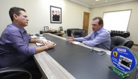 Maurão ajudará Rolim de Moura com recursos para obras de asfalto