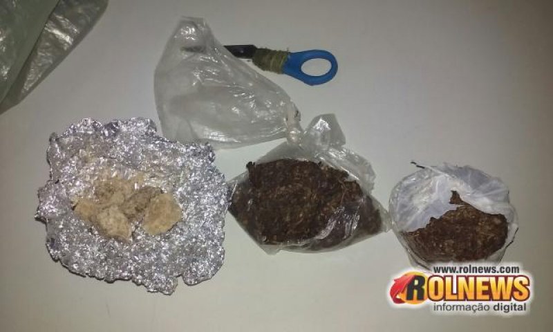 Rolim:Apenado que estava no semiaberto é flagrado por agentes com maconha e crack