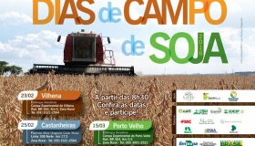 Embrapa inicia Dias de Campo de Soja em Rondônia no dia 23 de fevereiro