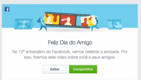 Facebook lança vídeo do Dia do Amigo e celebra aniversário de 12 anos de...
