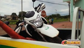 Rolim de Moura:Motociclista sofre traumatismo craniano em grave acidente