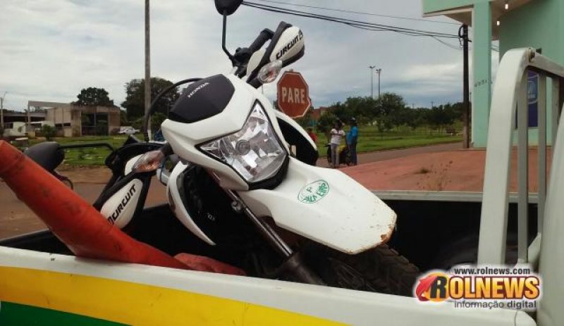 Rolim de Moura:Motociclista sofre traumatismo craniano em grave acidente