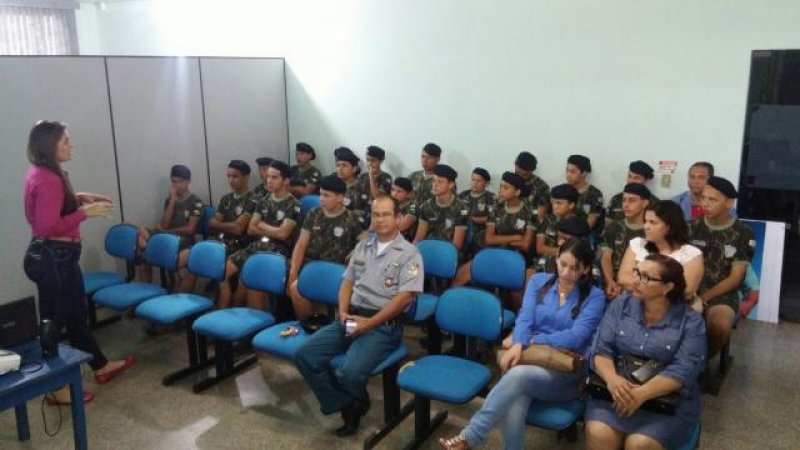 Rolim:Secretaria de Saúde dá 'aula' a Policia Mirim sobre como combater o mosquito Aedes