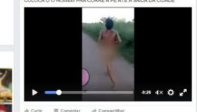 Vídeo de suspeito sendo obrigado a andar nu repercute na internet, em Rondônia