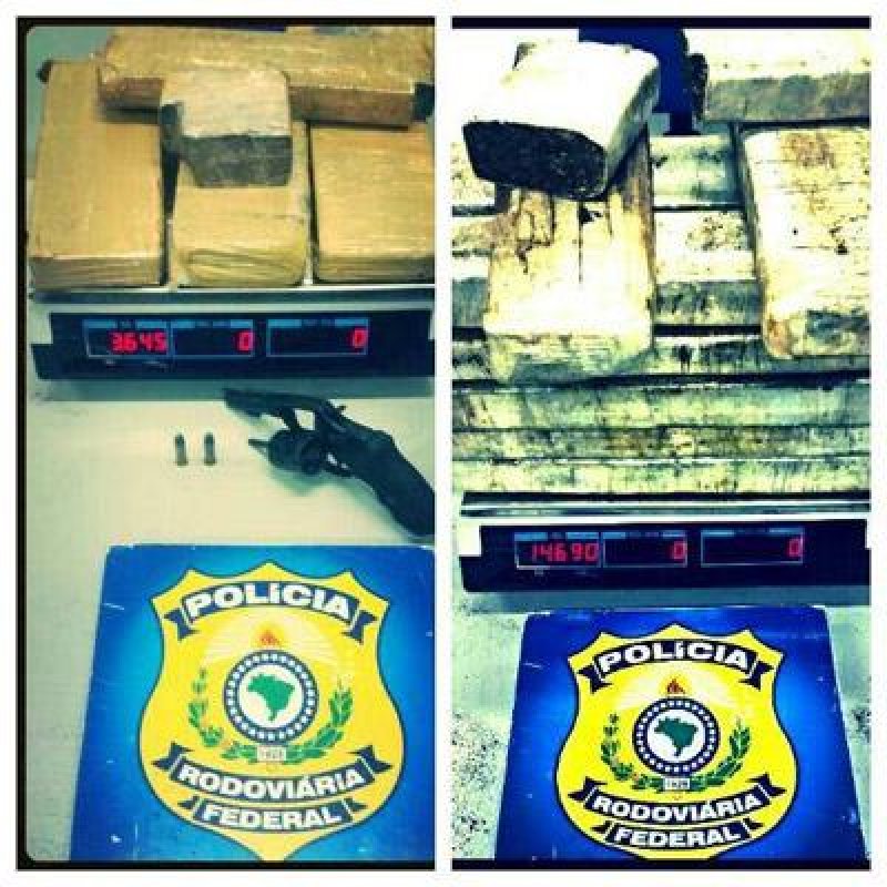 Vilhena:PRF apreende mais de 18 quilos de maconha em ônibus interestadual