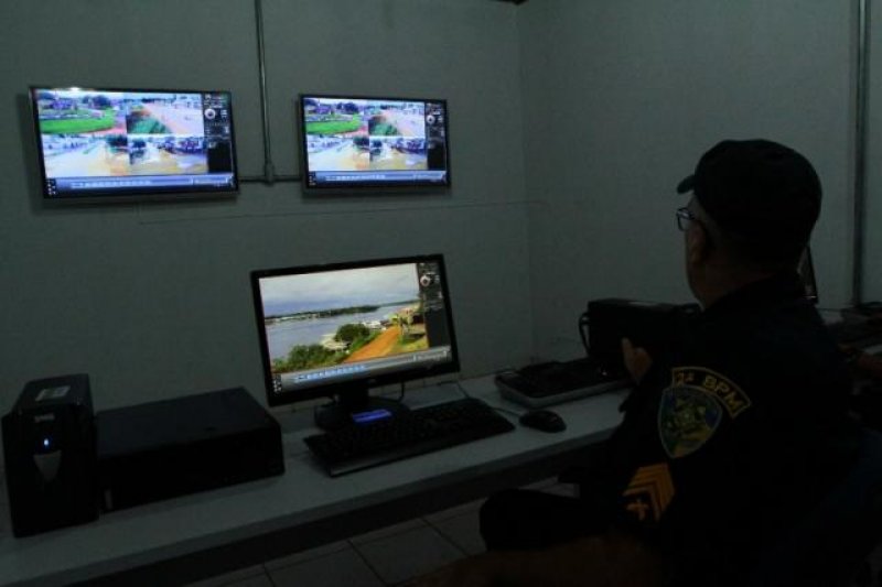 Criminalidade é reduzida com vigilância por câmeras em Costa Marques