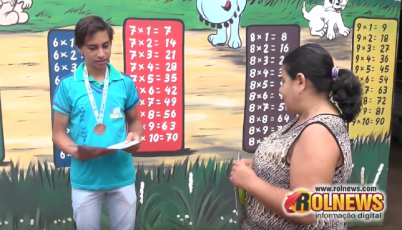 Estudante rolimourense ganha medalha de bronze nas Olimpíadas de Matemática