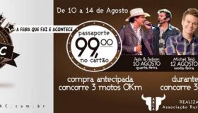 Vendas de passaportes para a 18ª Expoac inicia em Cacoal