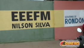 Ladrões tentam furtar televisor na escola Nilson Silva, mas alarme dispara
