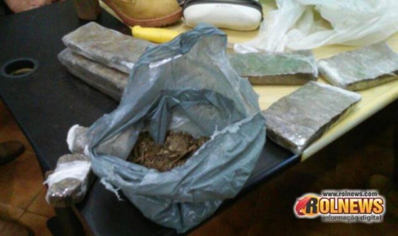 Polícia Militar e Civil de Cacoal prendem foragido Rolim e apreende mais de 1,5 Kg de maconha
