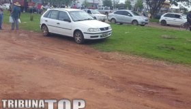 Sem saber, motorista de Alta Floresta estaciona no canteiro central em Rolim e...
