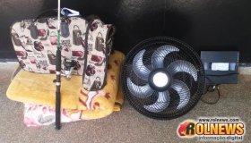 Cacoal:Objetos furtados foram encontrados pela PM em uma casa abandonada