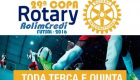 Confira o regulamento e a tabela da 29ª Copa Rotary de Futsal