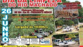 Limpeza do Rio Machado acontece neste domingo; veja como participar